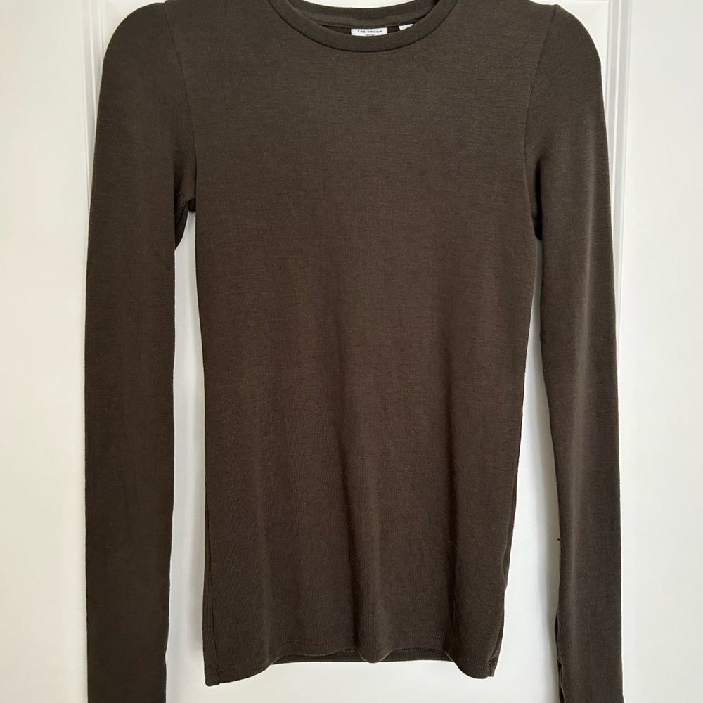 Aritzia Long Sleeve Knit Top